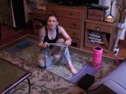Yoga MILF Masturbates and Squirts for You