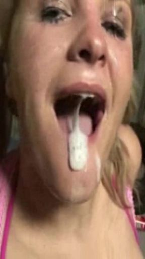 Emotional moment from &quot;BORIS SCHWARZ: Gang Fuck &amp; Cum Play with Blonde German Slut&quot;