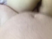 Couple Moaning as Vocal Guy is about to Cum! Phone dies before Creampie :(