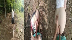 quick fuck in the woods