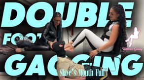 Double Foot Gagging – Slave’s Mouth Full - 🇬🇧ENG SUBS
