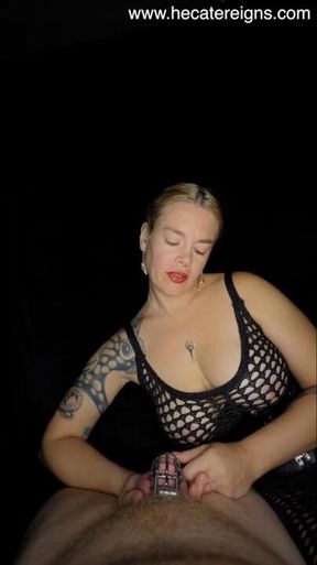 Ruined by My Squirt - POV Milf Femdom Tease and Accidental Cum