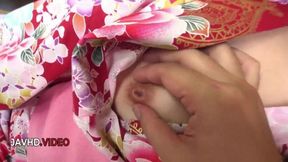 Hot and naughty Asian Hitomi Oki teases him with a horny suck before