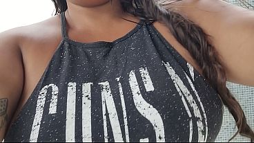 N&atilde_o aguentei e me mijei todinha de tez&atilde_o !!!