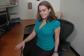 Intern Natasha Nice fucking in the office with her seduction