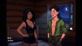 MILF seduces young gamer in Hentai Dating Sim