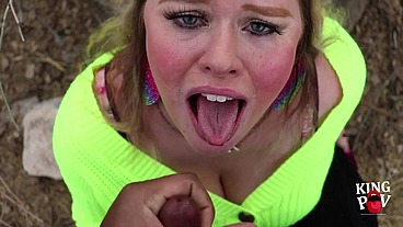 Shyla Smiles Gets Face Fucked In The Park