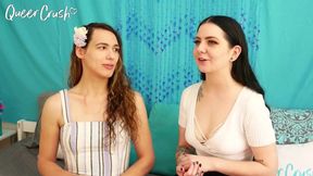 QueerCrush unleashed raw sapphic interview with Lily Thot the bratty brunette babe