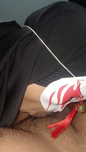 Very hyper naughty hijab girl