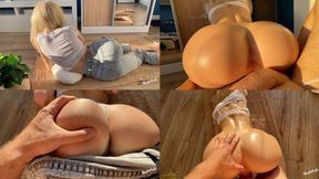 Step-sis succumbs to step-bro's unbridled lust as he unleashes fiery passion within her