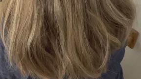 Covering the bowl with my peachy booty MP4