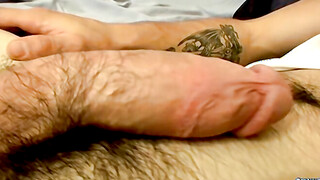 Tattooed RockStar Jerks Off and Cums - Axel