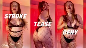 Stroke Tease Deny - Kelly Sunshine - Seductive Goddess Encourages and Instructs You to Jerk Off to Big Boobs and Ass