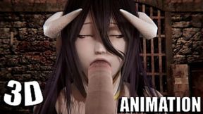 Intense 3D Hentai Action with Albedo Uncensored