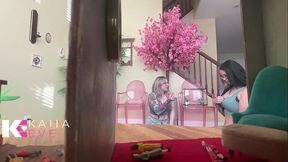 Giantess Snack Time Interruption: On the Hunt for Tiny Escapees!