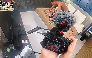 How real filming with porn actresses goes behind the scenes - blowjobe the cameraman - Mila Ray
