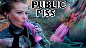 ”TATTOO teen PUBLIC ANAL masturbation and PISS - toy pee alternative ATM gape goth punk alt porn”