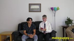 Latino Julian Jaden has his ASS SPANKED by his CEO Richard Lennox