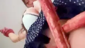 Hitomu Tanaka Ravaged by Thrashing Tentacles - Raw Intense