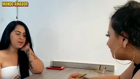 Levei minha amiga pra fazer um piercing na buceta!