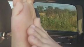 Feet enjoying the sun