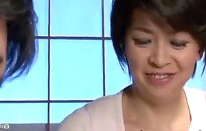 Horny mature japanese tutor seduces a young student