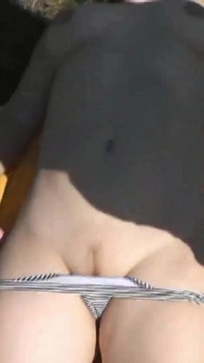 Must-share moment from &quot;On wild beach pervert saw beautiful sexy blonde sunbathing naked. Man took out cock, jerk off and&quot;