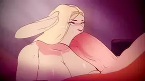 Wife Stealer - Furry girl deepthroats a big cock and rides for a creampie