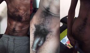 Hairy BBC Jock Strokes Massive Cock Gushes Ropes