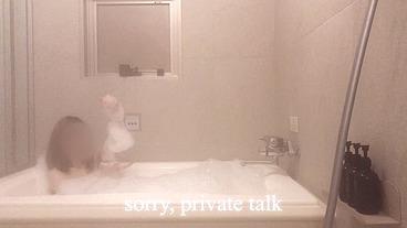 Mixed bathing in a bubble bath