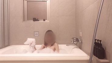 Mixed bathing in a bubble bath
