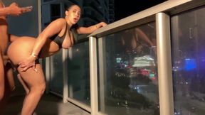 Porn Babe Big Ass Hard Fucked On Hotel Balcony