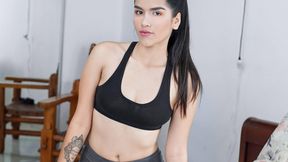 A New Girl To Exercise With With Paola Rey