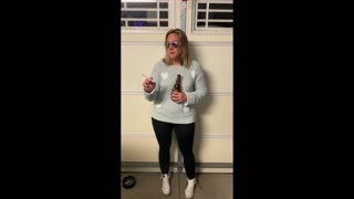 Mel Luvs Smoking in the garage. PAWG MILF in yoga pants LUVS to smoke.