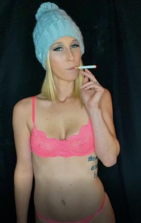 #26 Lingerie and Winter Hat