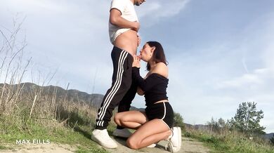 Hailey Rose Huge Tits Destroyed by Max Fills Big Dick Public Cumshot