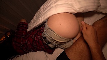 I share a bed with my stepbrother, and this is what happens!
