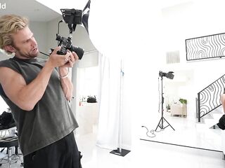 Lascivious Model Asteria Jade Tempts Hung Photographer Into Slamming Her Holes On Set GP3432