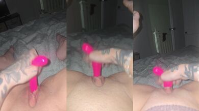 POV Pussy play Cuming on Pink DILDO