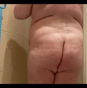 A Bit of Shower Time, Fingering, Belly Play, with My Soft Cock. Enjoy!