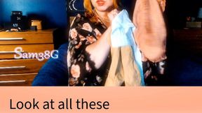 New Bra Try on Haul with Big Natural Boobs Legend Samantha 38G