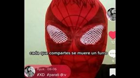 Cosplay de spiderman te folla