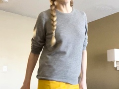 Lovely Blonde With Tight Pussy Masturbate Solo