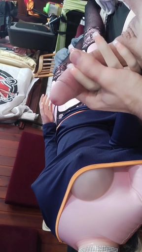 French Manicure Handjob