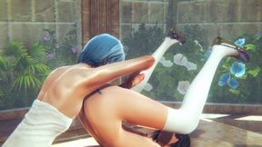 Yaoi Femboy - Nara Rimjob and Handjob in a Public Bath