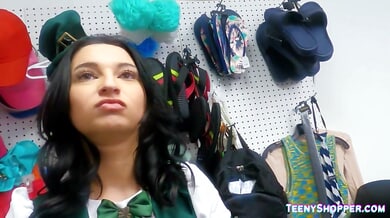 Kiana Kumani takes Jack Vegas deep in the office with gagging and doggy style