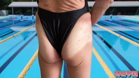 The Old Swimming Swimsuits Were so High-leg and High-cut Secretgakuen