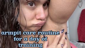 Armpit care routine