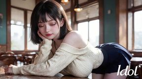 here! top asian girl fucks in a cafe [ai]