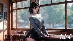 here! top asian girl fucks in a cafe [ai]